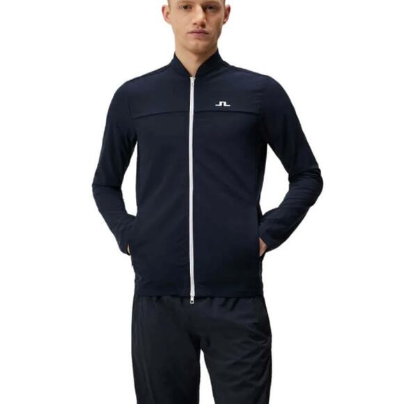 J. Lindeberg Jeff Hybrid Jacket, Men's, Navy/White, Medium, 225$ NWT